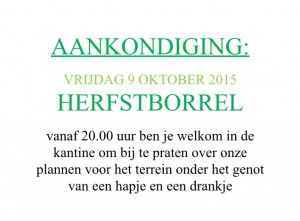 Herfstborrel nieuwe data